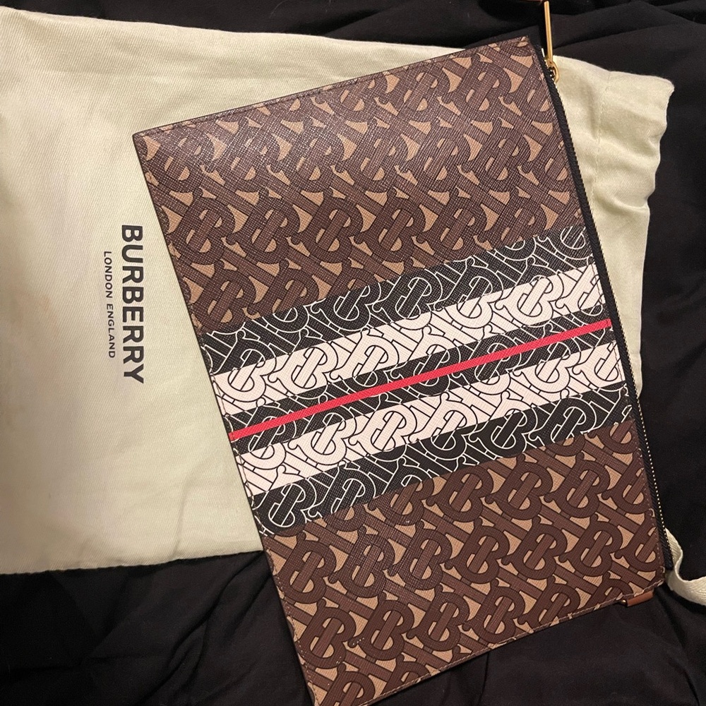 Burberry Monogram Clutch